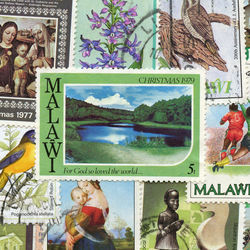 world stamp packets countries in m
