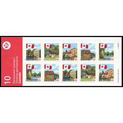 canada stamp 2355a booklet of flag over mills 5 7 2010