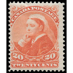 canada stamp 46 queen victoria mint f nh 20 1893