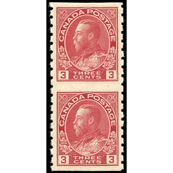 canada stamp 130a pa king george v imperf pair 6 1924