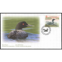 canada stamp 1687 loon 1 1998 FDC