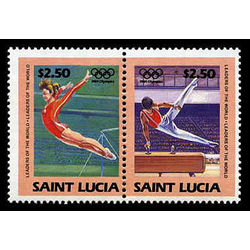 st lucia stamp 668 mint 1984 olympics 1984