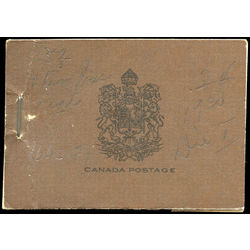 canada stamp bk booklets bk17a king george v 1931