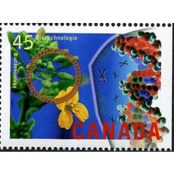 canada stamp 1598 biotechnology 45 1996