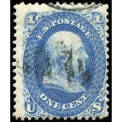 us stamp postage issues 63b franklin 1 1861 u 003