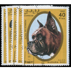 sahara stamp 5 dogs 1992