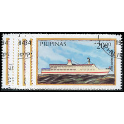philippines stamp 1718 1723 ships 1984