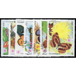 cambodge stamp 1175 1181 butterflies 1991