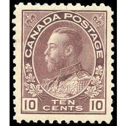 canada stamp 116a king george v 10 1912
