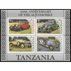 tanzania stamp 266a automobiles 1985