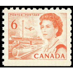 canada stamp 459as queen elizabeth ii transportation 6 1968