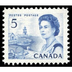canada stamp 458iii queen elizabeth ii fishing village 5 1971