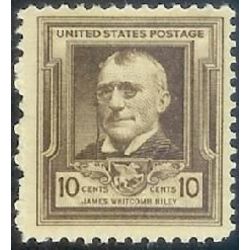 us stamp postage issues 868 james riley 10 1940