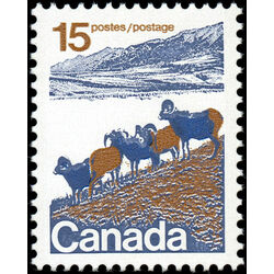canada stamp 595 mountain sheep 15 1972