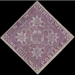 new brunswick stamp 4 pence issue 1sh 1851