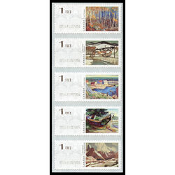 canada stamp cp computer vended postage kiosk cp29i 33i strip landscapes by canadian painters 9 00 2016