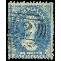 tasmania stamp 19 queen victoria 1864