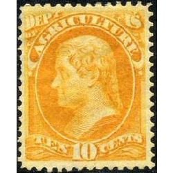 us stamp o officials o5 agriculture 10 1873