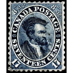 canada stamp 19 jacques cartier 17 1859 U VF 046