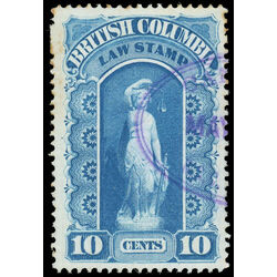 canada revenue stamp bcl1 law stamps 10 1879