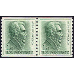 us stamp postage issues 1225lpa andrew jackson 2 1962