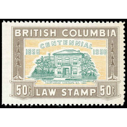 canada revenue stamp bcl48 law stamps centennial issue 50 1958