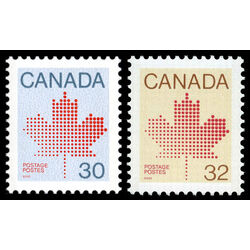 canada stamp 923ii 4iii maple leaf 1982