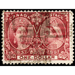 canada stamp 61 queen victoria diamond jubilee 1 1897 U F 079