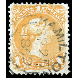 canada stamp 23 queen victoria 1 1869 U F 042