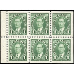 canada stamp bk booklets bk28a king george vi 1937