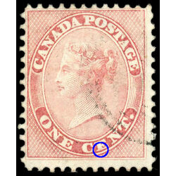 canada stamp 14 queen victoria 1 1859 U F 082