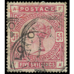 great britain stamp 108 queen victoria 5 sh 1884 U DEF 013
