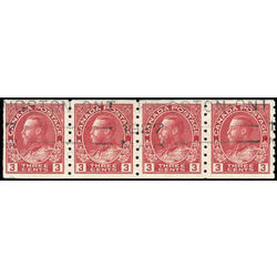 canada stamp 130b strip king george v 1924