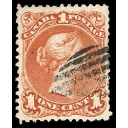 canada stamp 22ii queen victoria 1 1868 U F VF 019