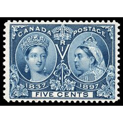 canada stamp 54 queen victoria diamond jubilee 5 1897 M VFNH 068