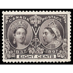 canada stamp 56 queen victoria diamond jubilee 8 1897 M F VFNH 098
