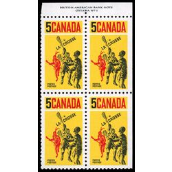 canada stamp 483 lacrosse players 5 1968 PB UR %231