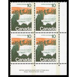 canada stamp 594v forest 10 1974 PB LR