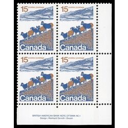 canada stamp 595ii mountain sheep 15 1972 PB LR