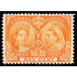 canada stamp 51 queen victoria diamond jubilee 1 1897 M VF 050