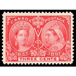 canada stamp 53 queen victoria diamond jubilee 3 1897 M VF 039
