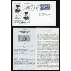 canada stamp 494 vickers vimy over atlantic 15 1969 FDC PC 022