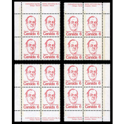 canada stamp 591ii lester b pearson 6 1973 PB SET