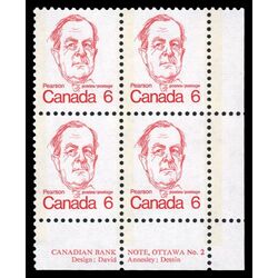 canada stamp 591ii lester b pearson 6 1973 PB LR %232