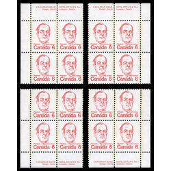 canada stamp 591i lester b pearson 6 1973 PB SET