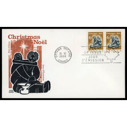 canada stamp 489 mother and infant 6 1968 FDC PC 011