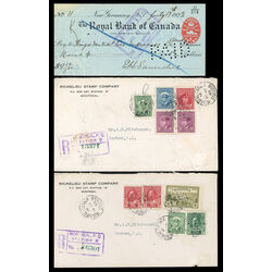 10 canada early post cards and covers