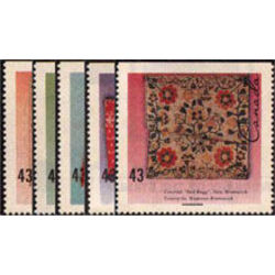 canada stamp 1461 5 hand crafted textiles 1993