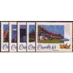 canada stamp 1467 71 historic cpr hotels 1993