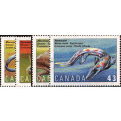 canada stamp 1495 8 prehistoric life in canada 3 1993